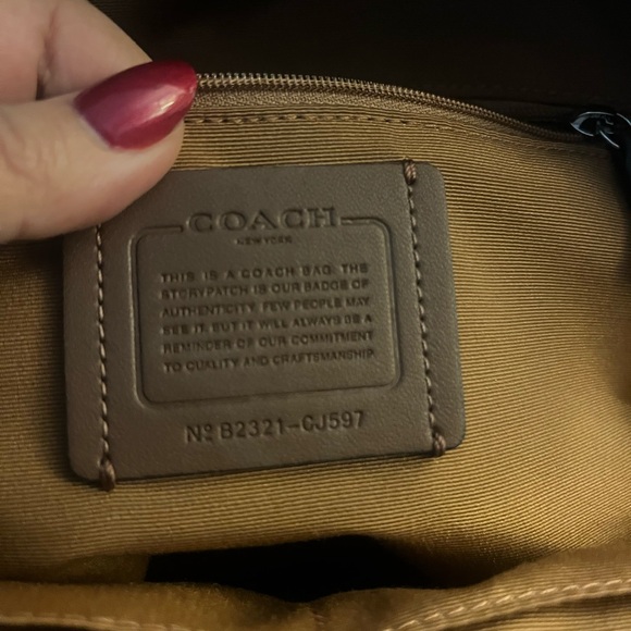 Coach Colorblock Leather Backpack - Picture 4 of 10